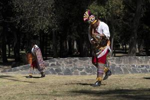 mexiko-stadt, mexiko - 30. januar 2019 - der alte tanz der flieger los voladores foto