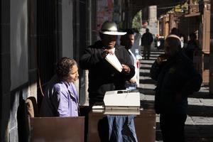 Mexiko-Stadt, Mexiko - 30. Januar 2019 - Platz Santo Domingo foto