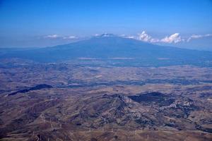 sizilien catania vulkan ätna luftbild foto