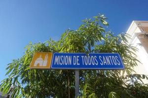 todos santos mision kirche mexiko baja foto