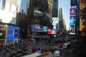 New York, USA - 25. Mai 2018 - Times Square voller Menschen foto