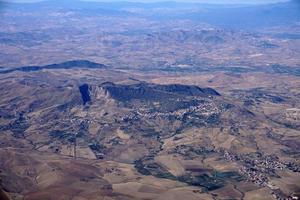 sizilien catania vulkan ätna luftaufnahme foto