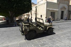 noto, italien - 30. juni 2019 - ii weltkrieg historisches gedenken an die operation husky foto