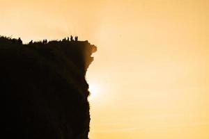 Blick auf den Berg Phu Chee Fah in Chiang Rai, Thailand foto