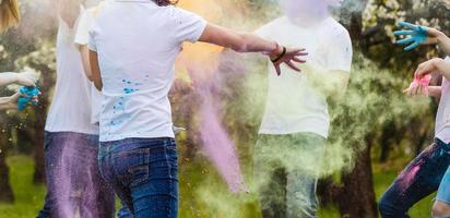 Holi Fest der Farbe foto