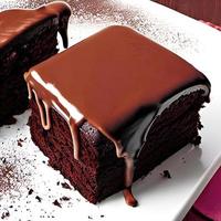 Gourmet-Schokoladenkuchen für Feinschmecker foto