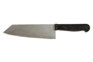 Messer isoliert auf weißem Hintergrund foto
