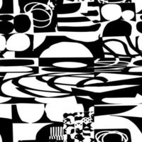 trendiges minimalistisches nahtloses muster mit abstrakter kreativer künstlerischer handgezeichneter komposition ideal für innenarchitektur, tapeten, minimaler hintergrund, illustration foto