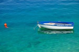 Strand von Brela an der Adria, Makarska Riviera, Dalmatien, Kroatien foto