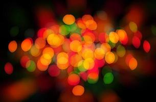 Bokeh Hintergrund des Weihnachtslichts foto