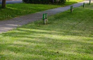 Laterne zur Beleuchtung im Park foto