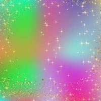 goldschein mit farbverlaufshintergrund in regenbogenfarbe foto