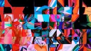 digitales Rendering des geometrischen abstrakten Musters foto