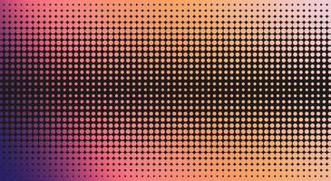 abstrakter orange lila rosa Farbverlaufshintergrund, digitales Bannerdesign mit Halbtonstruktur foto