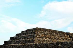 Blick auf die Pyramiden von Guimar foto