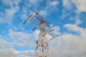 Ansicht des elektrischen Pols foto