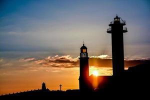 Blick auf einen Leuchtturm foto