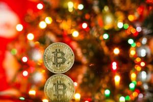 Bitcoin Gold Weihnachten foto