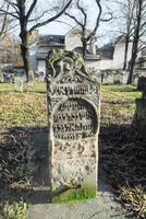 alter jüdischer friedhof, remuh-synagoge, krakau foto