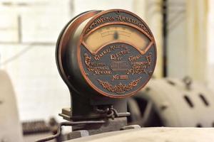 Antikes Weston-Amperemeter im Grand Central - New York foto