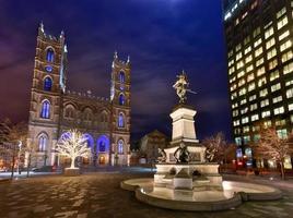 Maisonneuve-Denkmal - Place d'Armes - Montreal foto