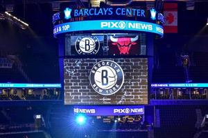 Netze gegen Bulls Basketball im Barclays Center foto