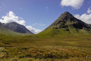 der Bergpass in Schottland foto