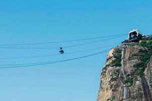 Seilbahnen am Zuckerhut in Rio de Janeiro, Brasilien foto