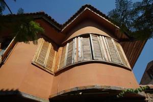 Historisches Haus in der Altstadt von Antalya, Türkei foto