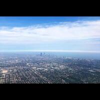 Skyline von Toronto vom Himmel foto