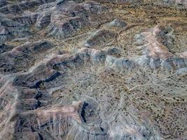 luftpanorama baja california wüste bunte landschaftsansicht foto