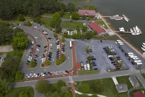 st. michaels maryland chespeake bay luftbild panorama foto