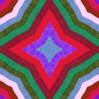 abstraktes Kaleidoskop oder endloses Muster. foto
