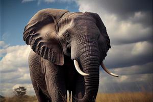 thailändischer elefantentag 13. märz ai generierte kunst foto