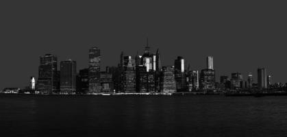 am frühen Morgen New York City Skyline Panorama foto