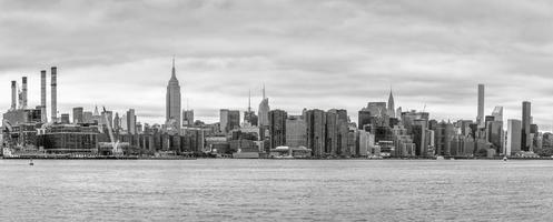 Blick auf die Skyline von Midtown Manhattan foto