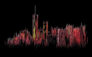 abstraktes Bild von Manhattan foto