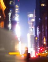 lichter und schatten von new york city foto