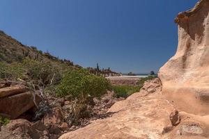 vulkanfelsen und stein baja california sur meer landschaft foto