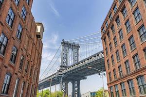 manhattan bridge blick von dumbo foto