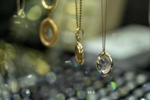 Luxus-Juweliergeschäft Detail hautnah foto