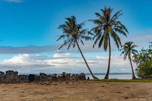 taputapuatea marae von raiatea französisch-polynesien archäologische stätte der unesco foto