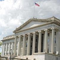 Gebäude des Finanzministeriums in Washington foto