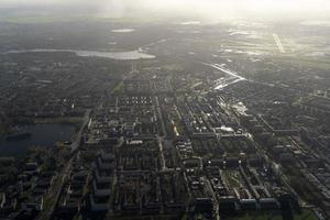 amsterdam hafen kanäle straßen luftbild panorama foto