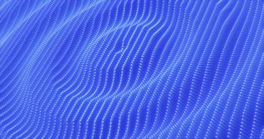 abstrakte blaue wellen streifen kreise aus partikeln und punkten futuristisch rhythmisch leuchtende magische energie. abstrakter Hintergrund foto