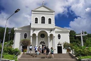 Mahé, Seychellen, Kathedrale der Unbefleckten Empfängnis, 1961 von den Briten erbaut foto