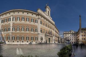 Parlamentsgebäude Montecitorio-Palast in Rom foto