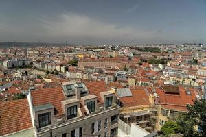 lissabon luftpanorama landschaft stadtbild foto