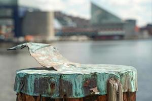 baltimore, maryland, wolkenkratzer, detail foto