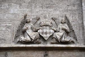 valencia seidenbörse gebäude lonja de la seda gargoyles foto